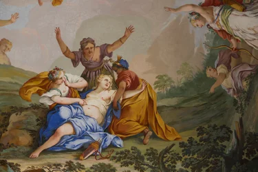 Représentations du mythe de Diane, par Domenico et Giuseppe Valeriani, fresque