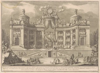 La Seconda Macchina pour la Chinea de 1766 : Un théâtre pour les jeux athlétiques