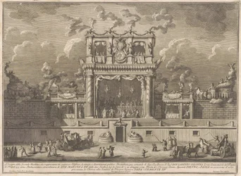 La Seconda Macchina pour la Chinea de 1769 : Un bâtiment pour le divertissement public