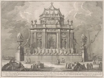 La Seconda Macchina pour la Chinea de 1773 : La préparation de la thériaque à Venise