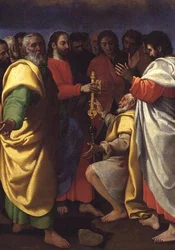 La charge du Christ à Saint Pierre