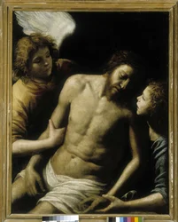Le Christ mort soutenu par deux anges