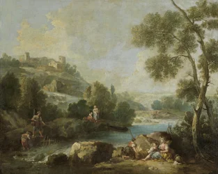 Paysage avec figures