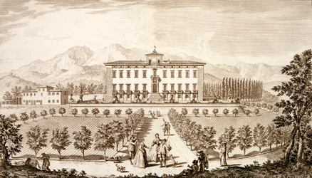 Vue de la Villa del Barone, de 