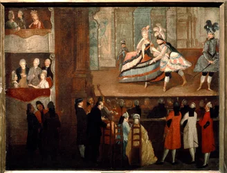 Opera Serie, fin du 18e siècle (huile)