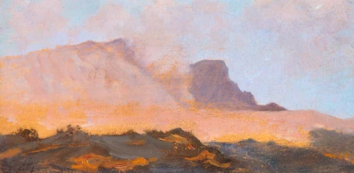 Fumerolle du mont Vésuve, vers 1871, par Giuseppe De Nittis