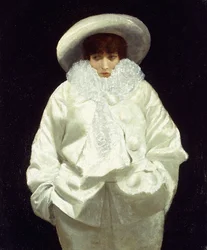 Sarah Bernhardt en Pierrot