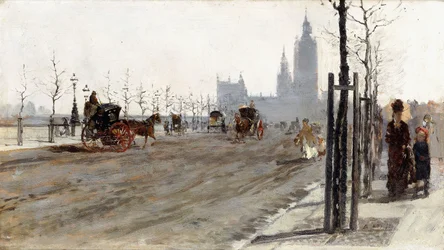 Victoria Embankment, Londres, 1875