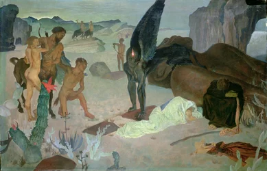 Repos pendant la fuite en Égypte, c.1922