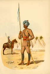 Les 13e lanciers du Bengale, 1890