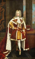 Portrait du roi George II lorsqu