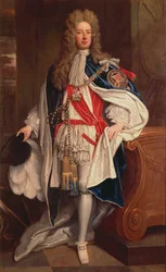 Le duc de Marlborough en jarretière
