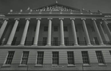 Cumberland Terrace, Regents Park, Londres années 1950