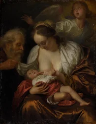 La Sainte Famille avec un ange