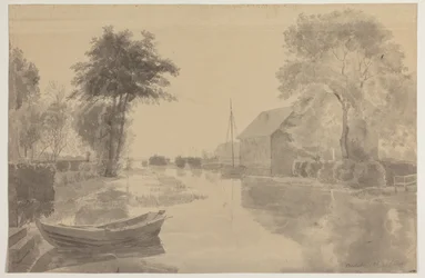 La rivière Mörrumsån à Elleholm, Blekinge