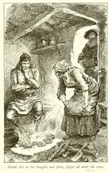 Alfred brûlant les gâteaux