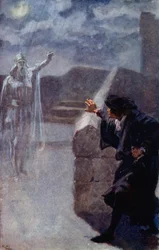 Hamlet voit le fantôme de son père