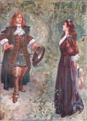 "Maintenant suis-je à votre goût cousin ?", de Lorna Doone publié par W & R Chambers Ltd, 1921
