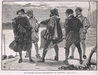 Sir Walter Raleigh réarrêté par Stukeley 1618