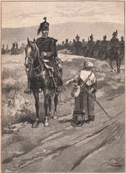Le duc de Brunswick et ses hussards (les Brunswick noirs), AD 1810