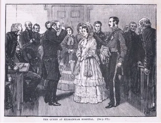 La reine à l