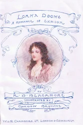 Page de titre, de Lorna Doone publié par W & R Chambers Ltd