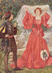 Viola et Olivia dans La Nuit des rois de 