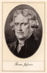 Thomas Jefferson, troisième président des États-Unis, début du 20e siècle