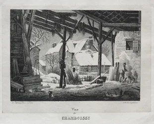 Vue de Chamboissy, 1820