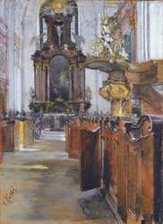Intérieur de St. Michaelis à Hambourg, 1890