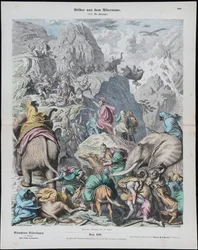 Hannibal traverse les Alpes de Münchener Bilderbogen