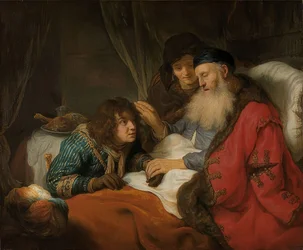 Isaac bénit Jacob