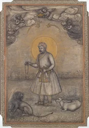 Portrait du vieil Akbar, vers 1640-1650