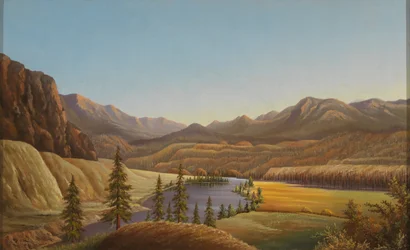 Vue du lac Okanagan, Colombie-Britannique