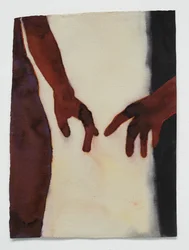 About to Touch, 2025 (aquarelle sur Arches)