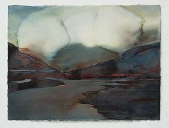 Fjord 1, 2025 (aquarelle)