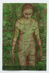 Écran vert, 2025 (aquarelle sur arches)