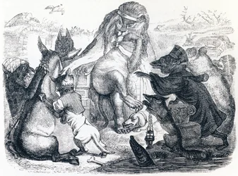 Les animaux malades de la peste - Fables de La Fontaine