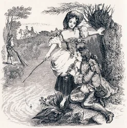 Les poissons et le berger qui joue de la flûte - Fables de La Fontaine