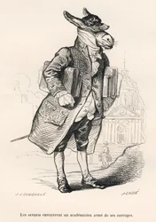 Âne académicien chargé d