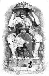 Illustration pour Les Voyages de Gulliver écrit par Jonathan Swift