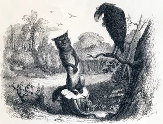 Le corbeau et le renard - Fables de La Fontaine