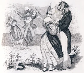 Le torrent et la rivière - Fables de La Fontaine