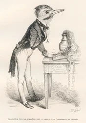 Vous allez être un grand savant, et moi je vais l