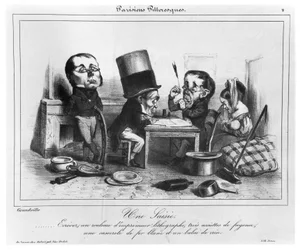Une saisie, vers 1840