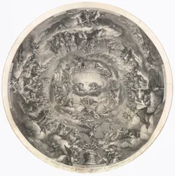 La Sainte Trinité, Plafond de l