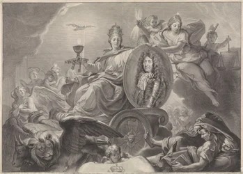 Portrait allégorique de Louis XIV, roi de France