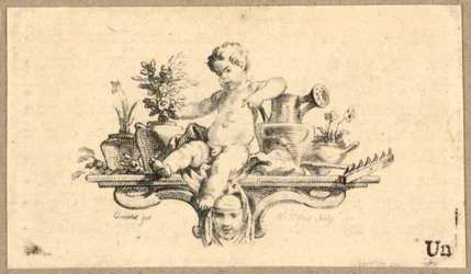 Enfant en jardinier