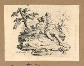 Cupidon faisant manger à Cupidon le cœur d