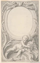 Conception pour cadre entourant le portrait de Francis Russell, deuxième comte de Bedford